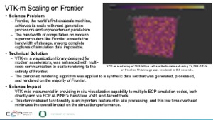 VTK-m on Frontier